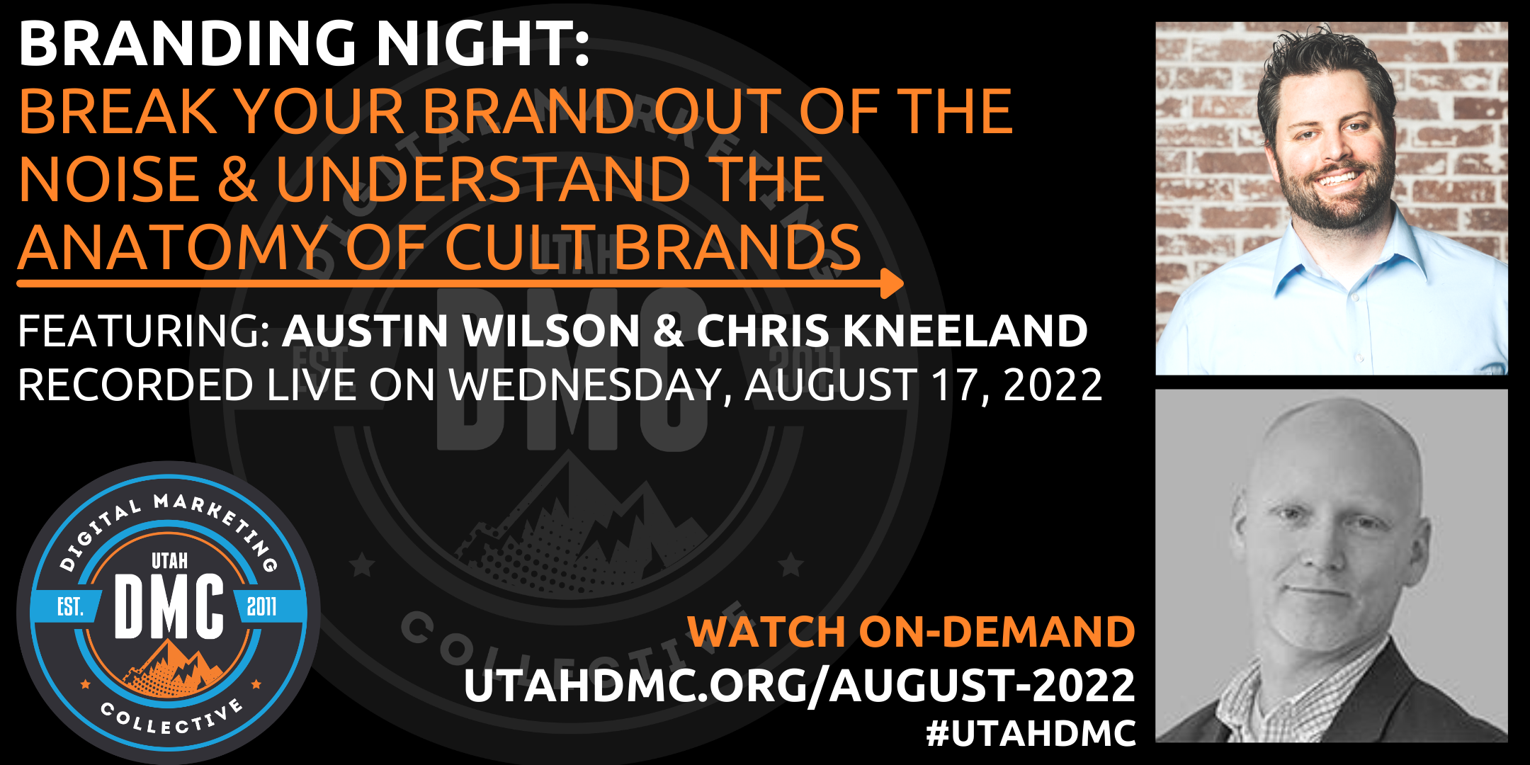 Utah DMC - Branding Night - On Demand - August 2022