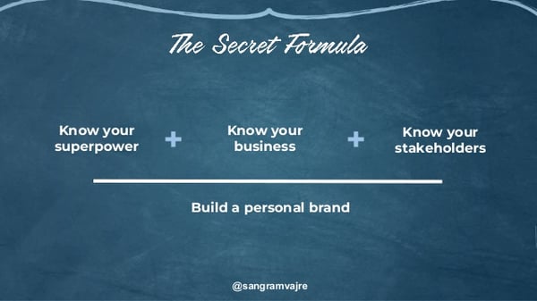 The Secret Formula to become a CMO