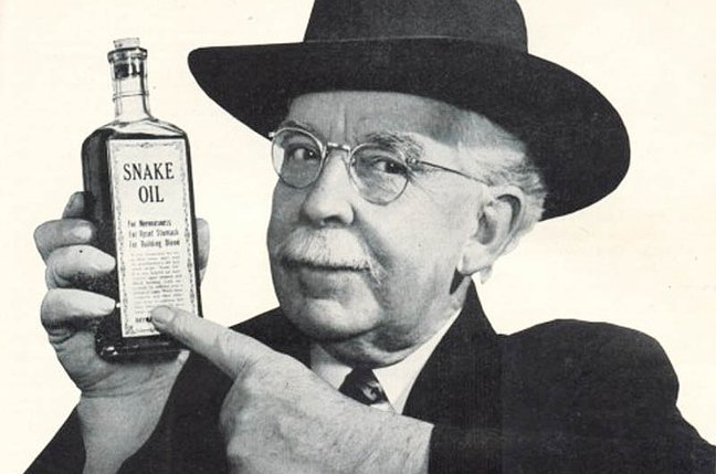 LK 10 snake-oil-salesman