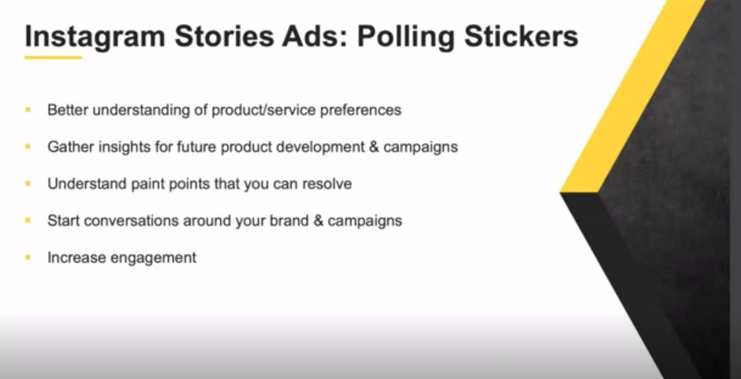 Instagram Stories Ads: Polling Stickers